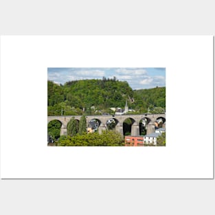 Luxembourg; City; Viaduct; Bridge; railway bridge; ground Posters and Art